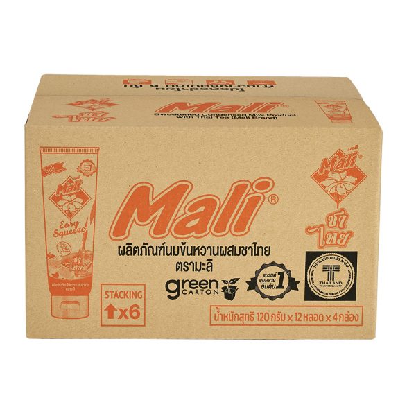 ผลิตภัณฑ์นมข้นหวานผสมชาไทย ตรามะลิ - 120 กรัม